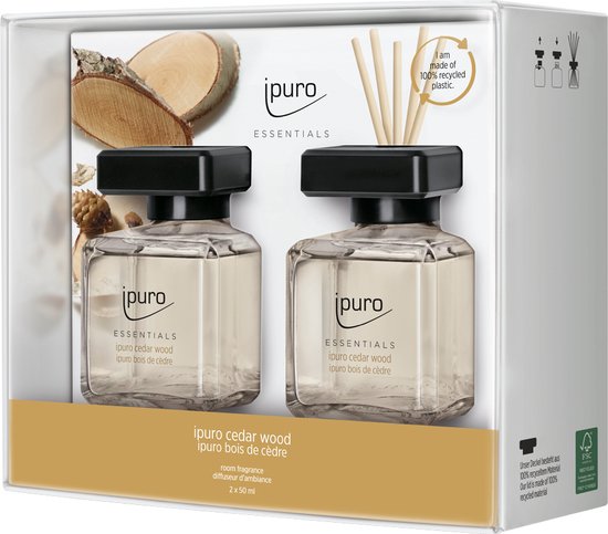 Diffuser IPURO 26IFC1095 Essential Cedar Wood 2x50ml