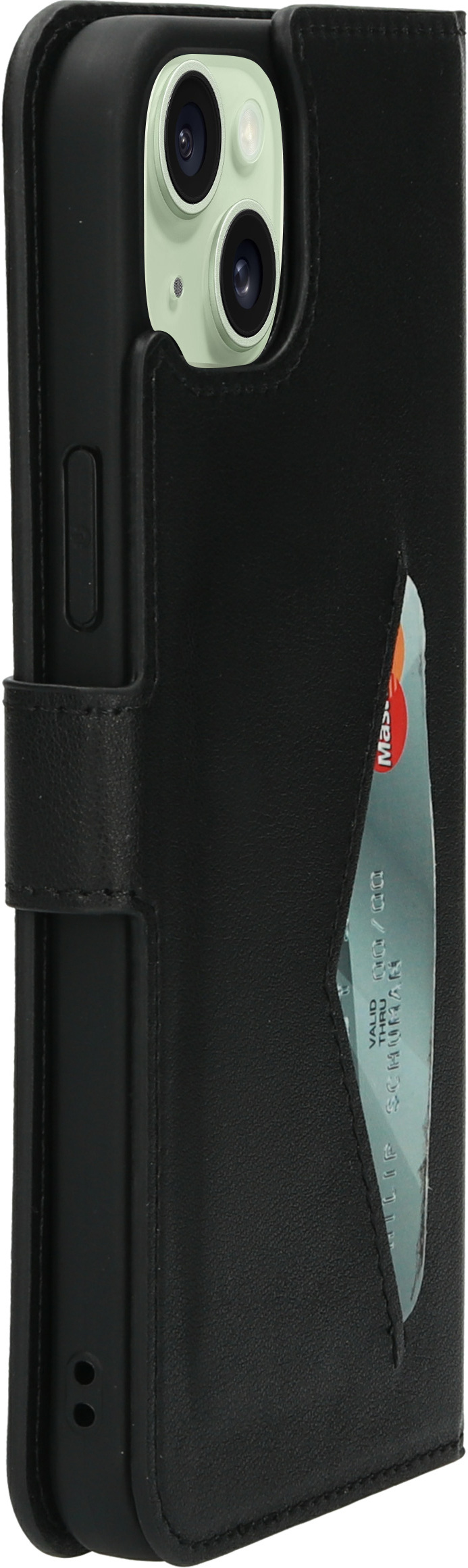 Mobiparts Classic Wallet Case Apple iPhone 15 Plus Black