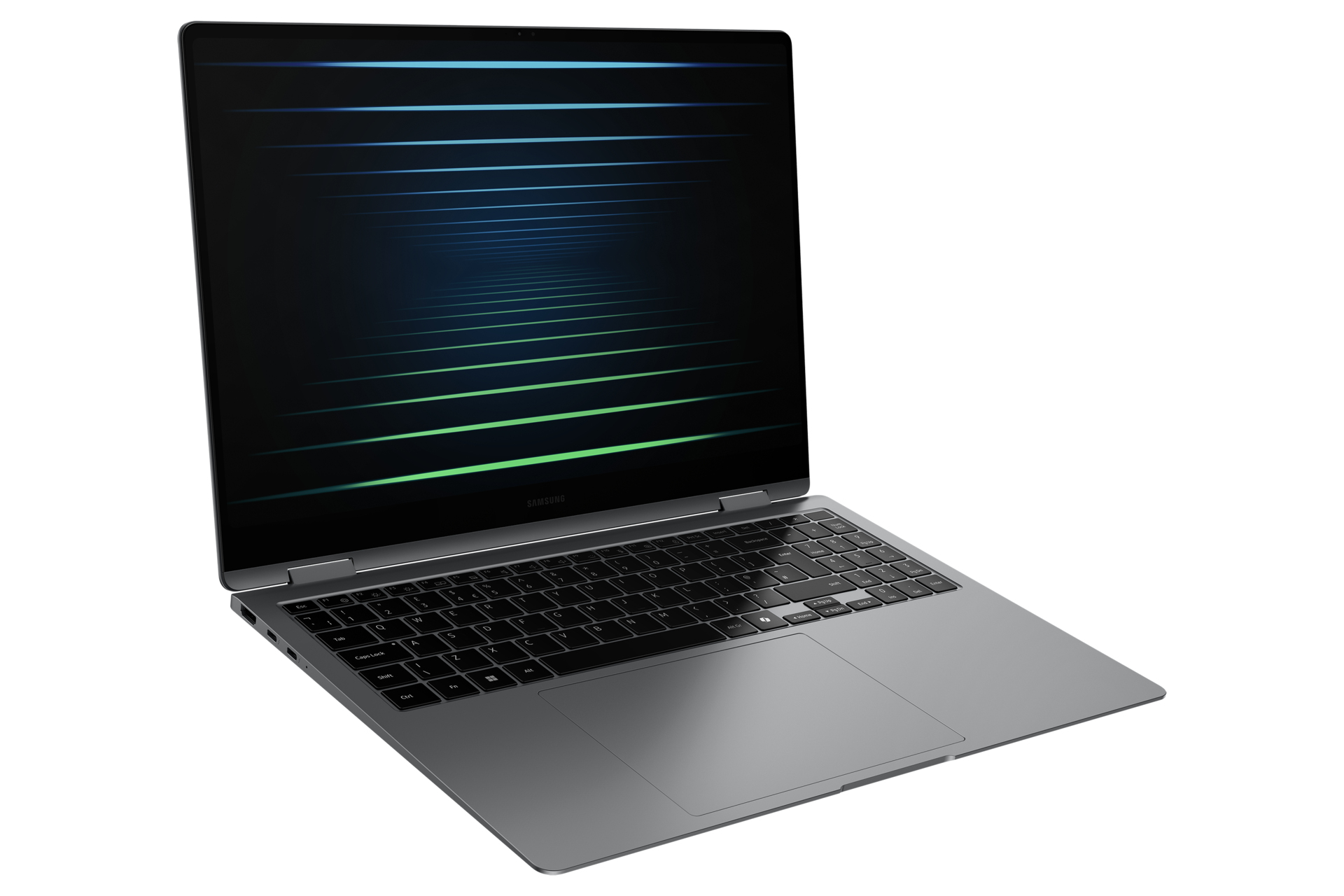 Samsung Galaxy Book5 Pro 360 Intel Core Ultra 7 256V Ordinateur portable 40,6 cm (16") Écran tactile WQXGA+ 16 Go LPDDR5x-SDRAM 512 Go SSD Wi-Fi 7 (802.11be) Windows 11 Home Gris