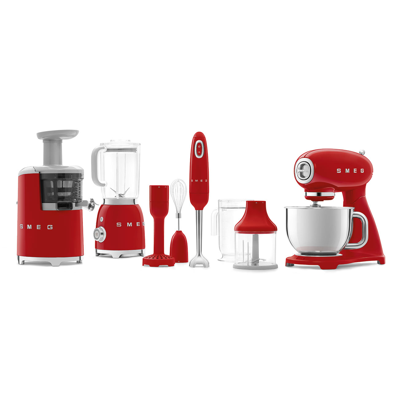 Smeg keukenrobot rood SMF03RDEU