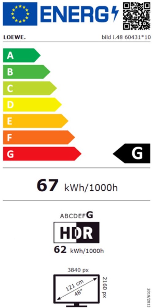 OLED TV UHD Loewe bild i.48 dr+ basalt grey (TS)