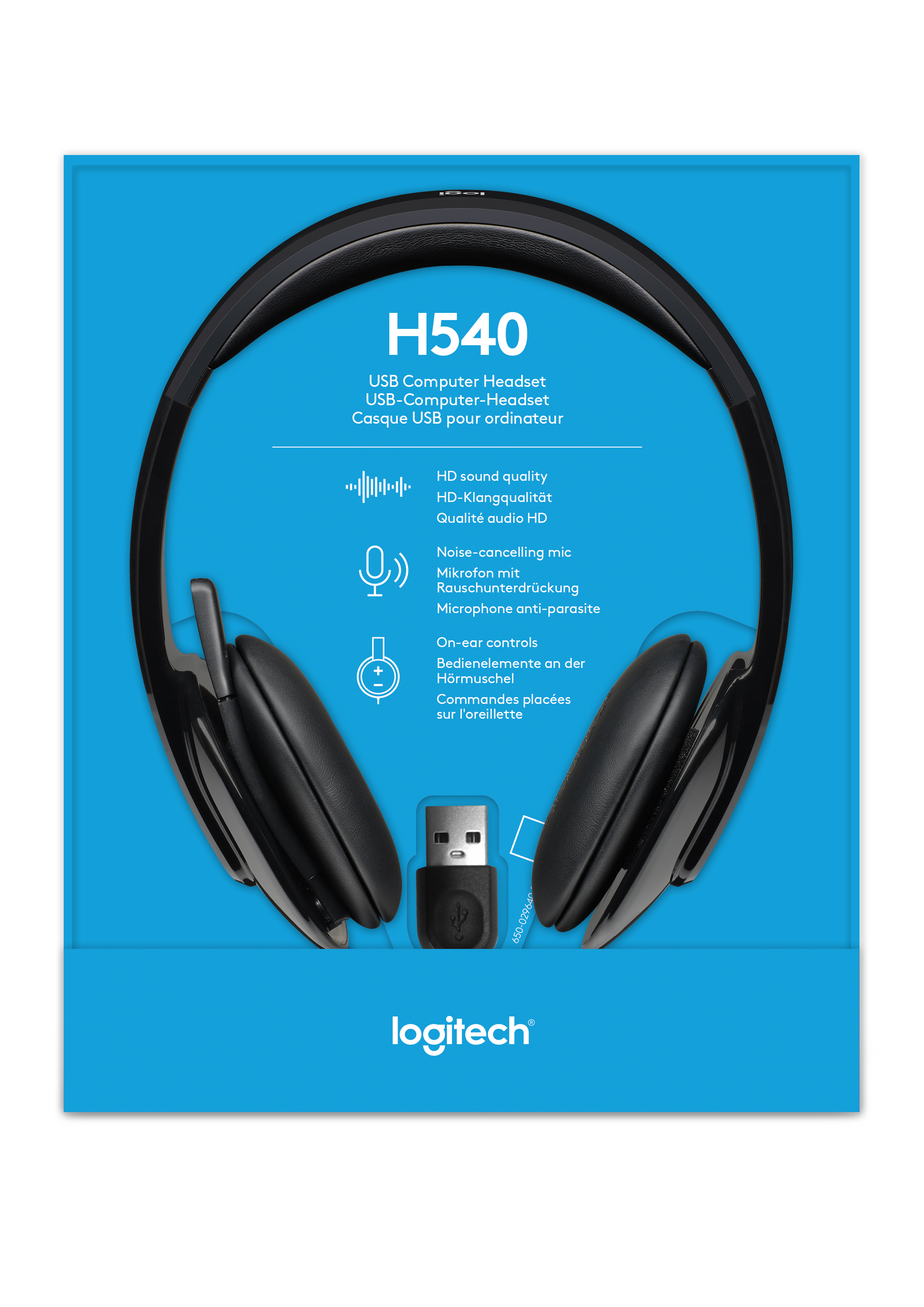 Logitech usb headset H540