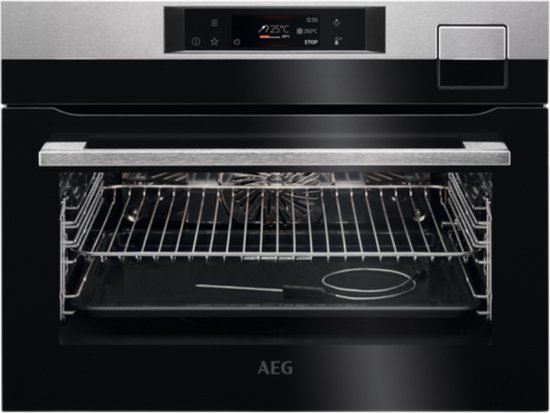 AEG Series 8000 KSK792280M oven 43 l A++ Zwart, Roestvrijstaal