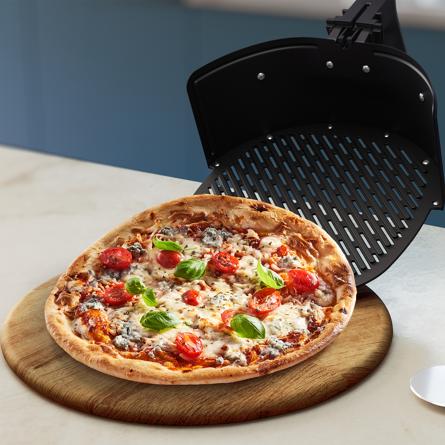 Philips Accessoire pour Airfryer 8,3 l HD9963/00 plaque à pizza et gril