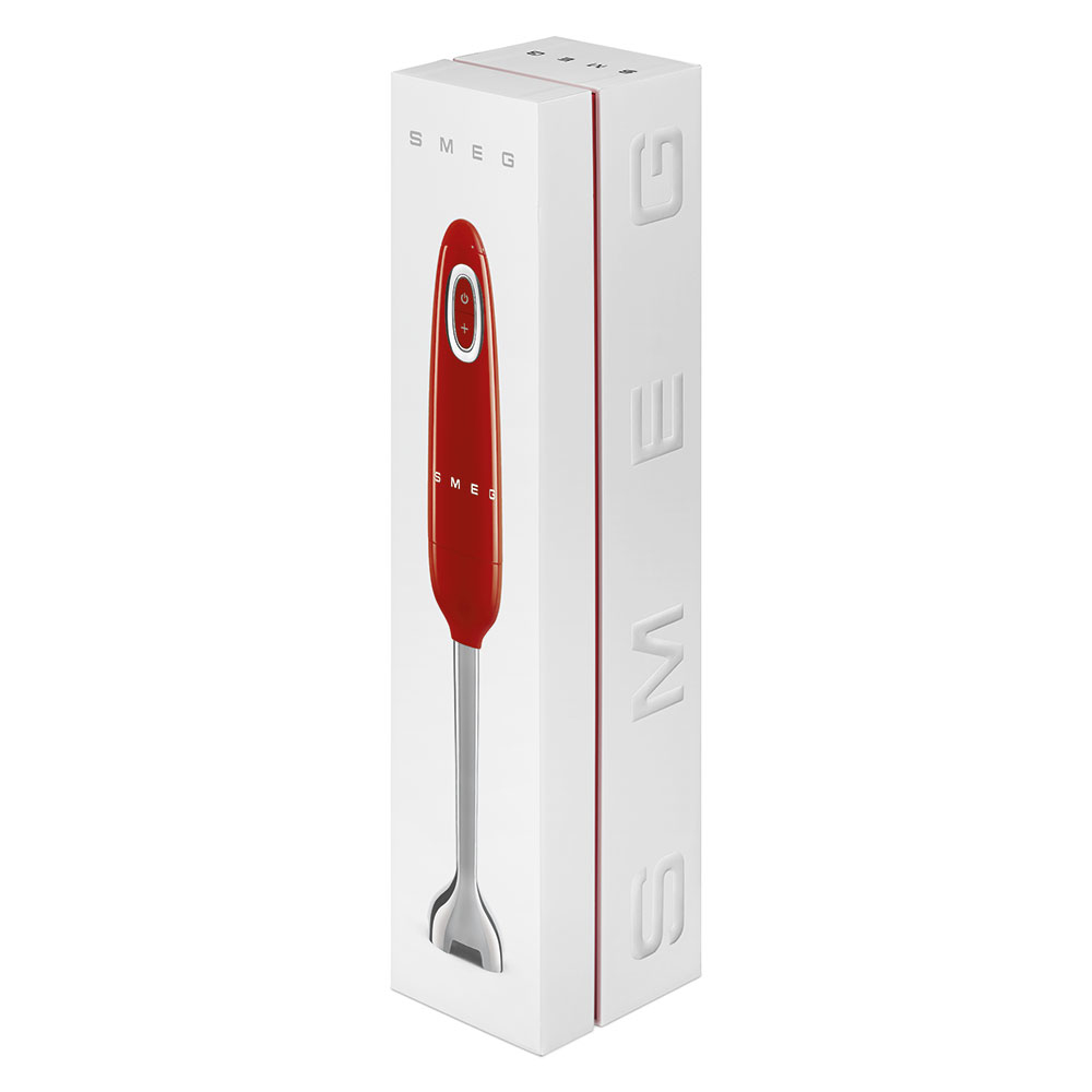 Staafmixer SMEG HBF01RDEU Rood