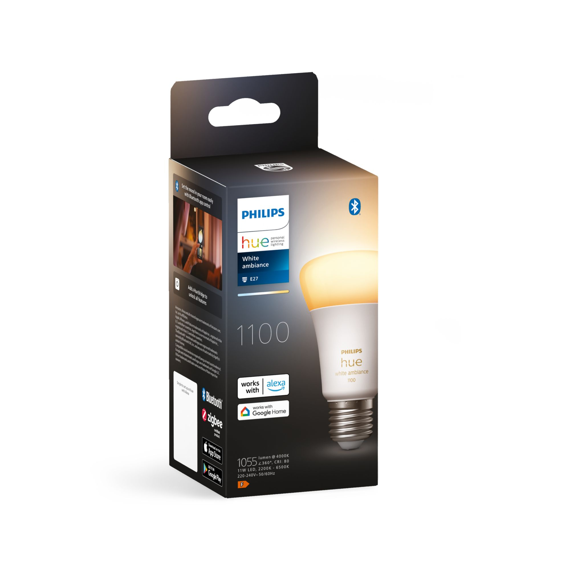 Lamp PHILIPS HUE White Ambiance E27 1100L 