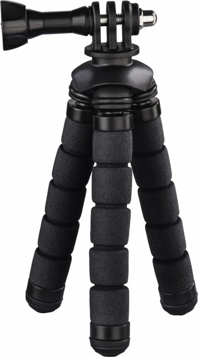 Hama Ministatief Flex voor smartphone en GoPro, 14 cm, zwart