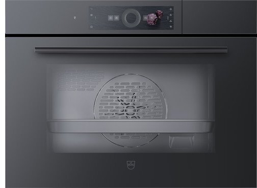 Oven BI VZUG CombiSteamer V4000 45, Zwart spiegelglas