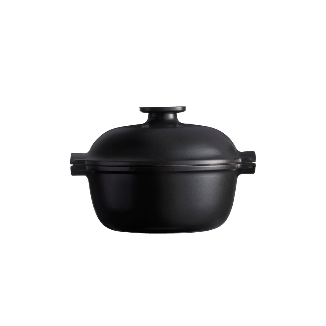 Ronde Cocotte EMILE HENRY EH776620 Delight Zwart 2L