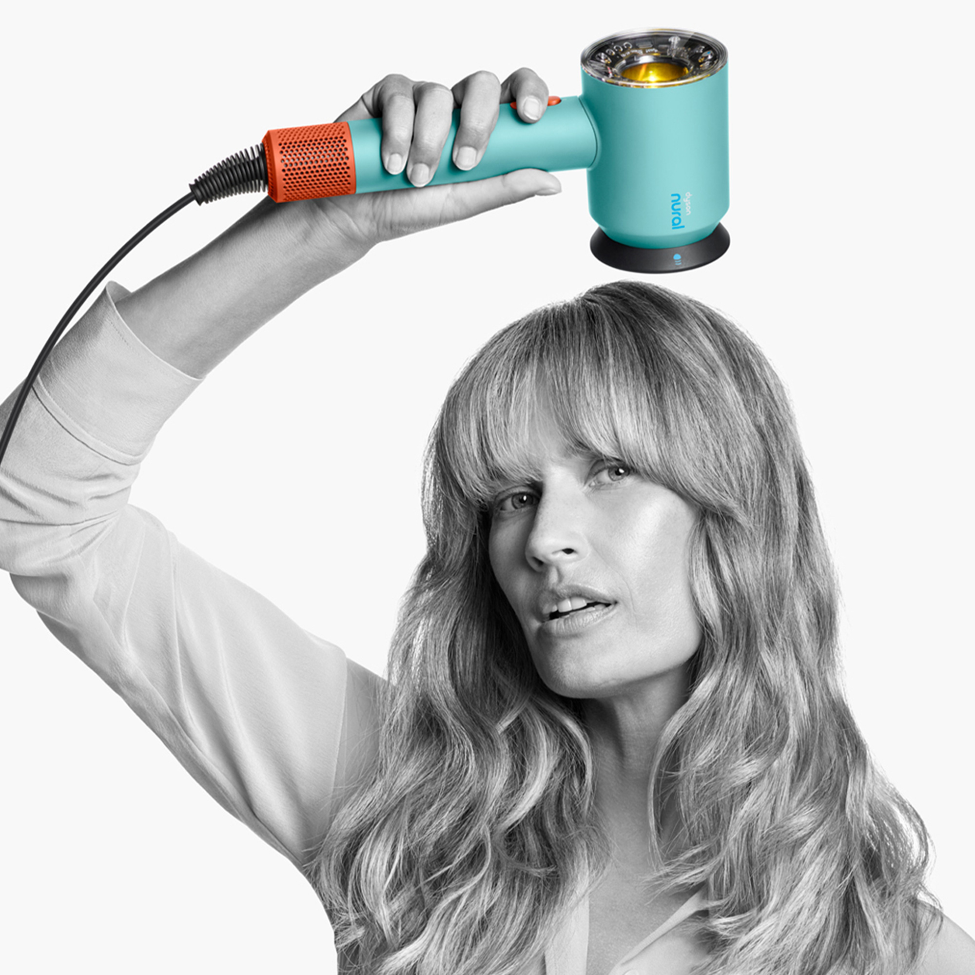 Haardroger DYSON 515276-01 Supersonic HD07 Nural blauw / oranje