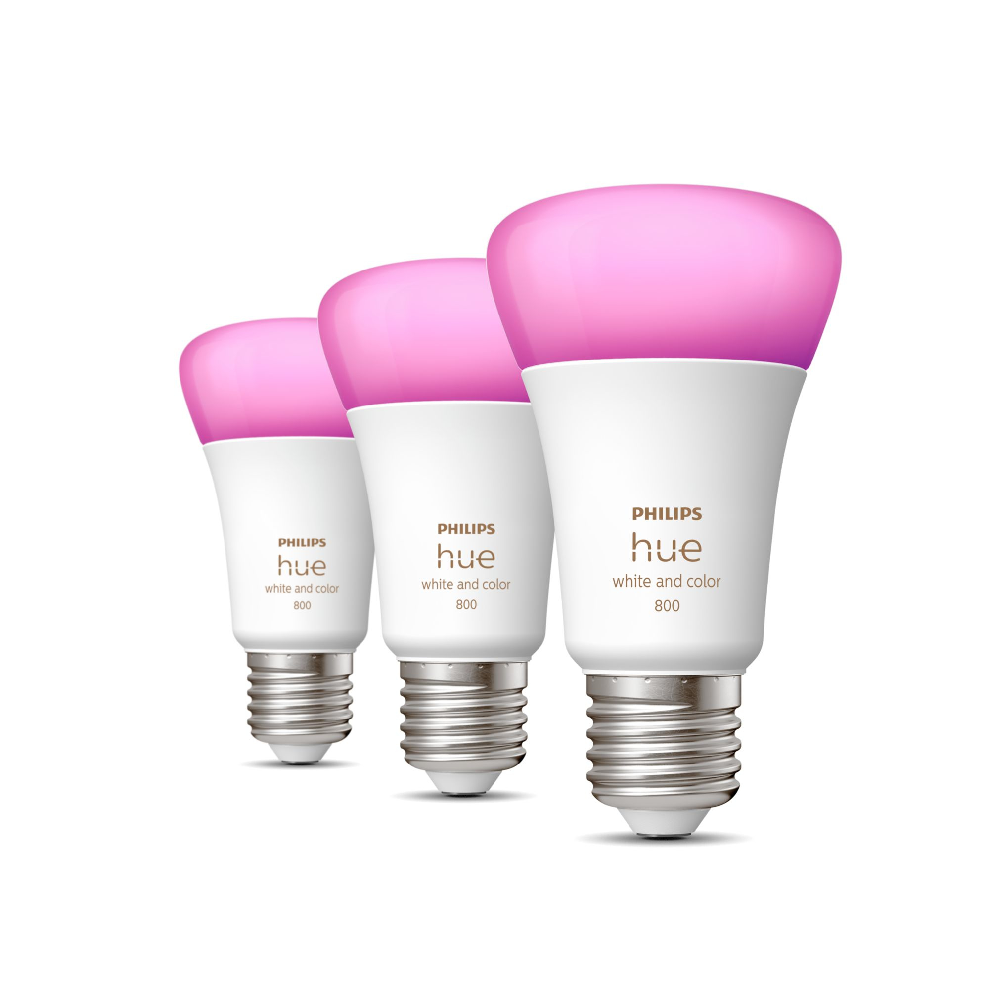 Lamp Philips Hue White Color Ambiance E27 800L 3-Pack