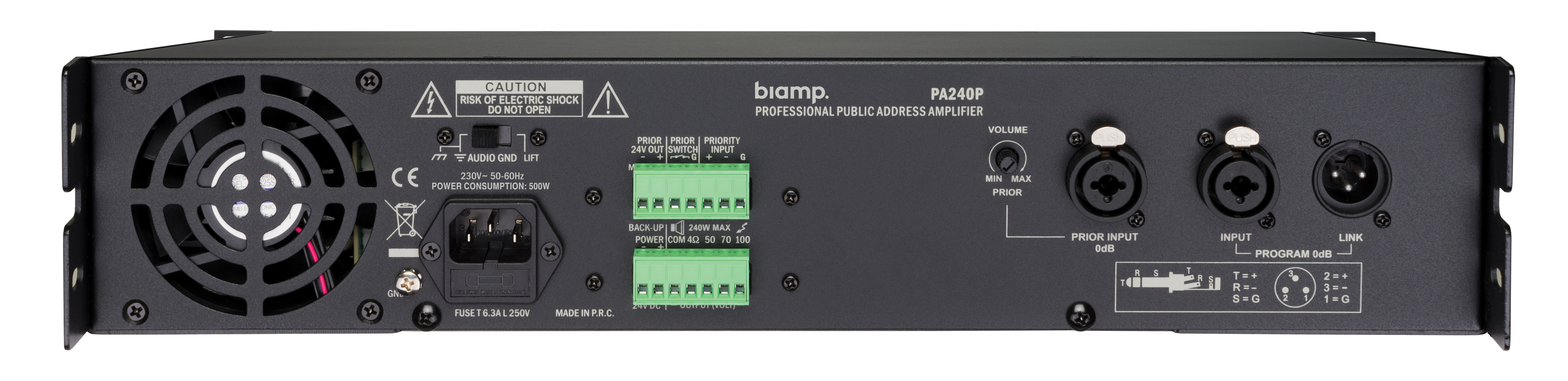 Versterker BIAMP Commercial PA240P