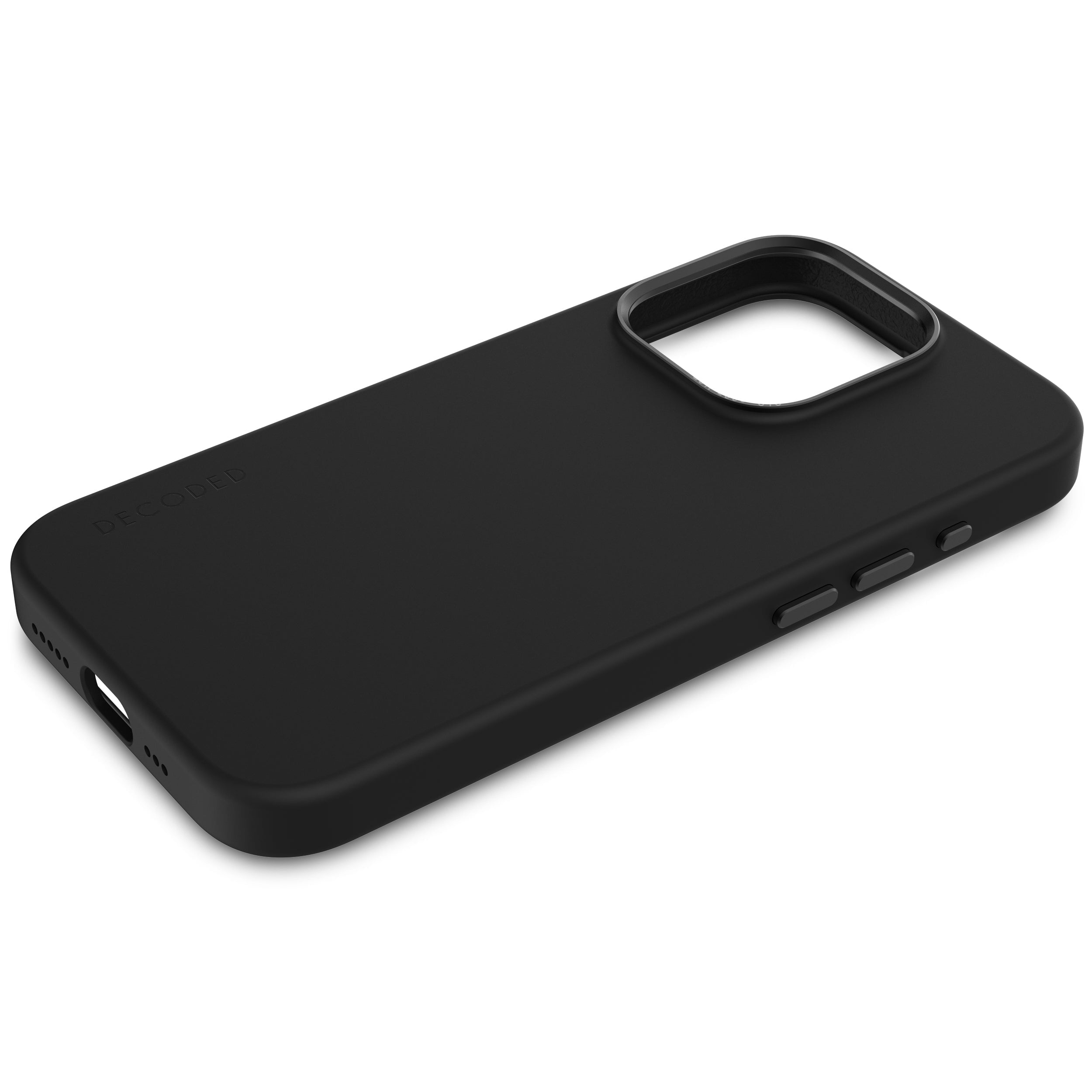 Tas DECODED Silicone Backcover iPhone 15 Pro Graphene