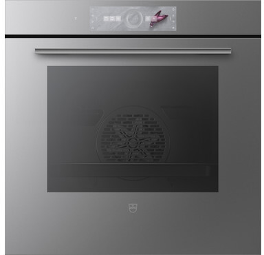 Oven BI VZUG Combair V6000 60P, Pyrolyse, Platinum glas