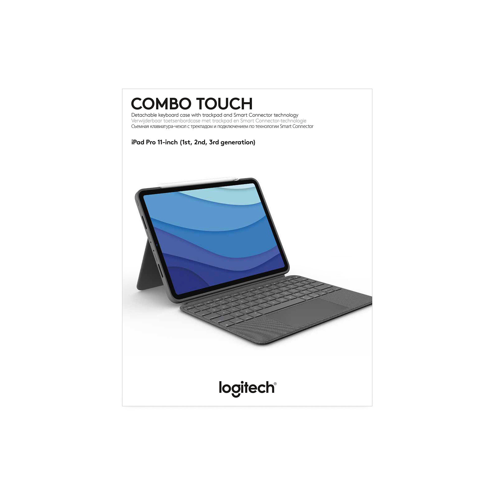 Keyboard LOGITECH COMBO Touch iPadPro 11' '18-22 Grey