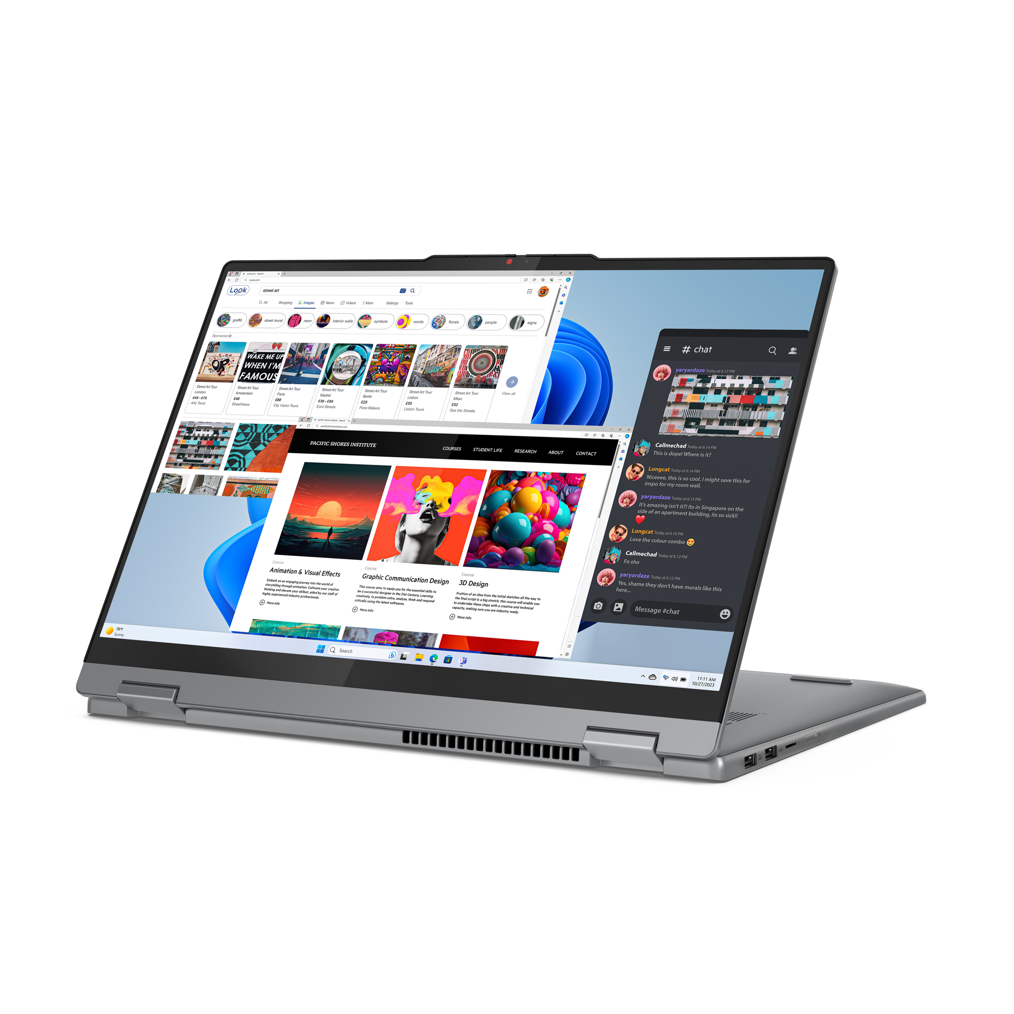 Lenovo IdeaPad 5 2-in-1 16AHP9 AMD Ryzen™ 5 8645HS Hybride (2-in-1) 40,6 cm (16") Touchscreen 16 GB LPDDR5x-SDRAM 512 GB SSD Wi-Fi 6 (802.11ax) Windows 11 Home Grijs