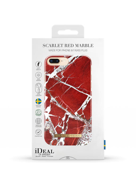 Cover IDEAL IDFCS18-I7P-71 Sweden Case Iphone 8+ Scarlet Red