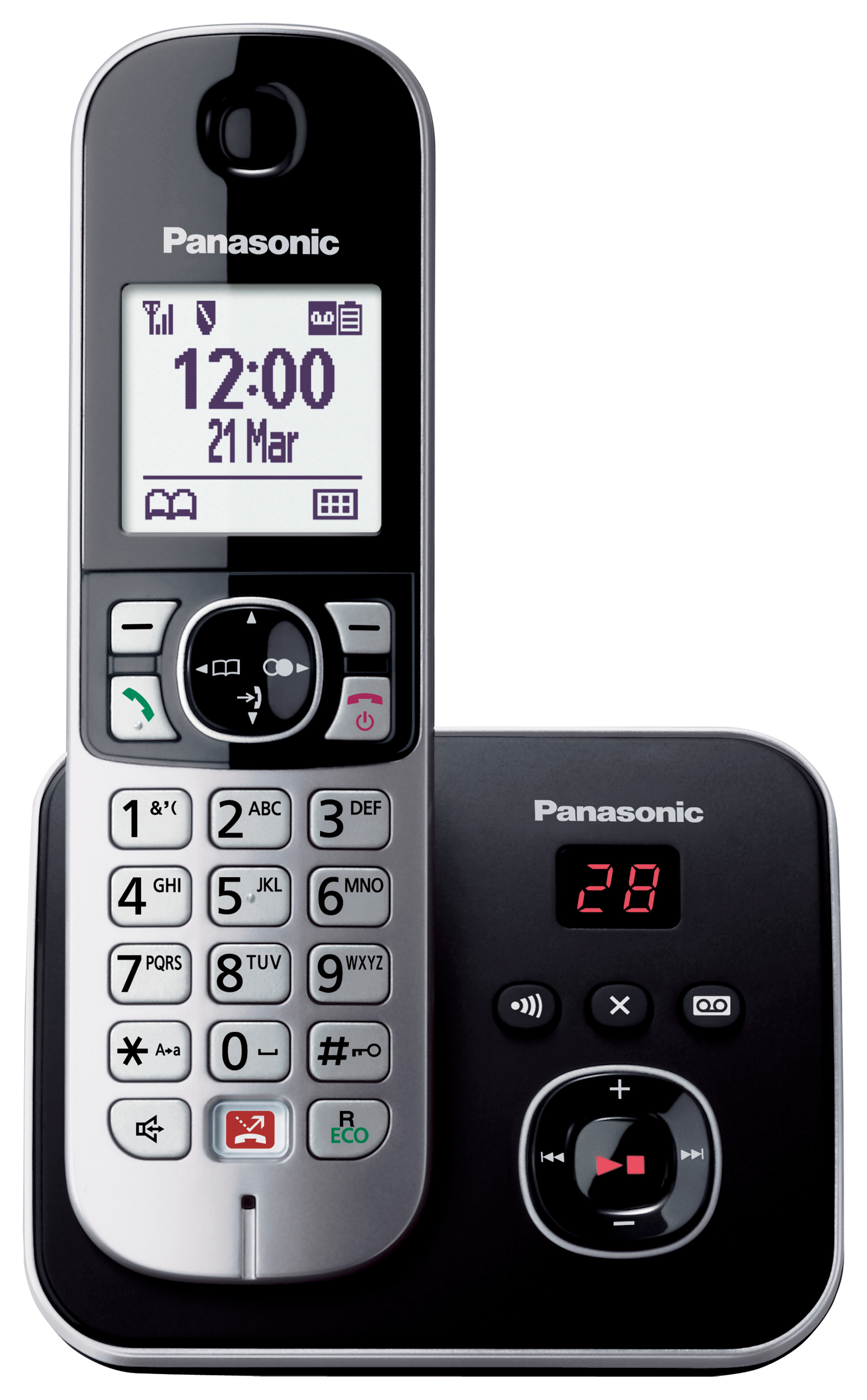 Panasonic DECT Duo KX-TG6862NLB