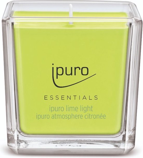 Geurkaars IPURO 26IFC1203 Essential Lime Light 125gr