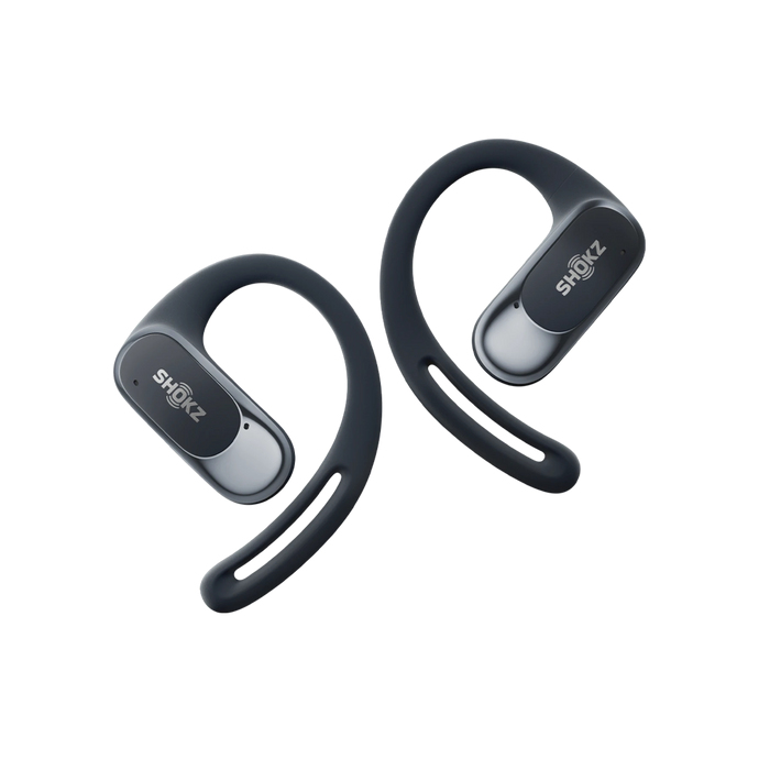 SHOKZ OpenFit Air Headset Draadloos oorhaak Gesprekken/Muziek/Sport/Elke dag Bluetooth Zwart