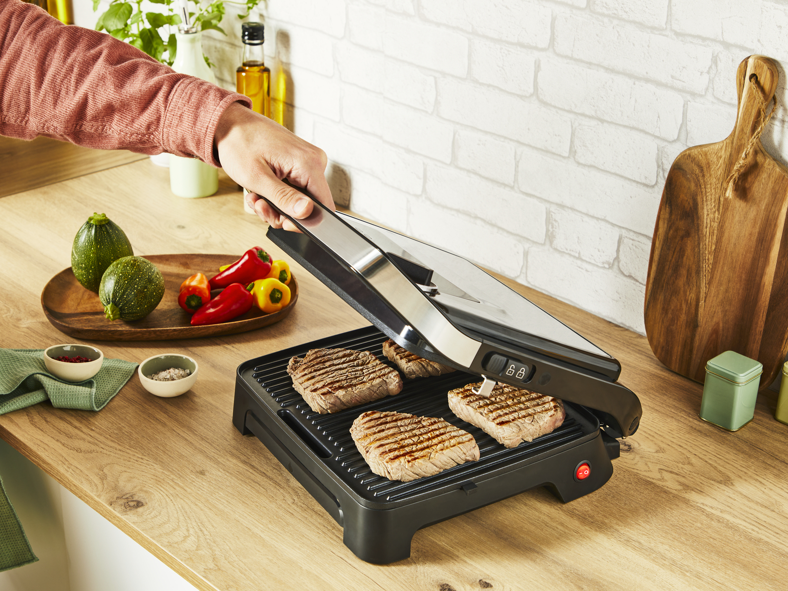 Tefal Inicio Adjust Paninimaker & grill GC272D10