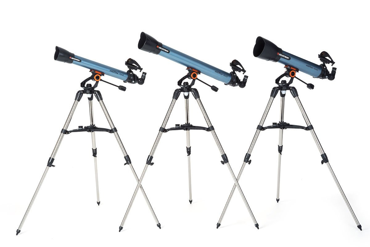 Celestron Inspire 100AZ Réfracteur 241x Noir, Bleu