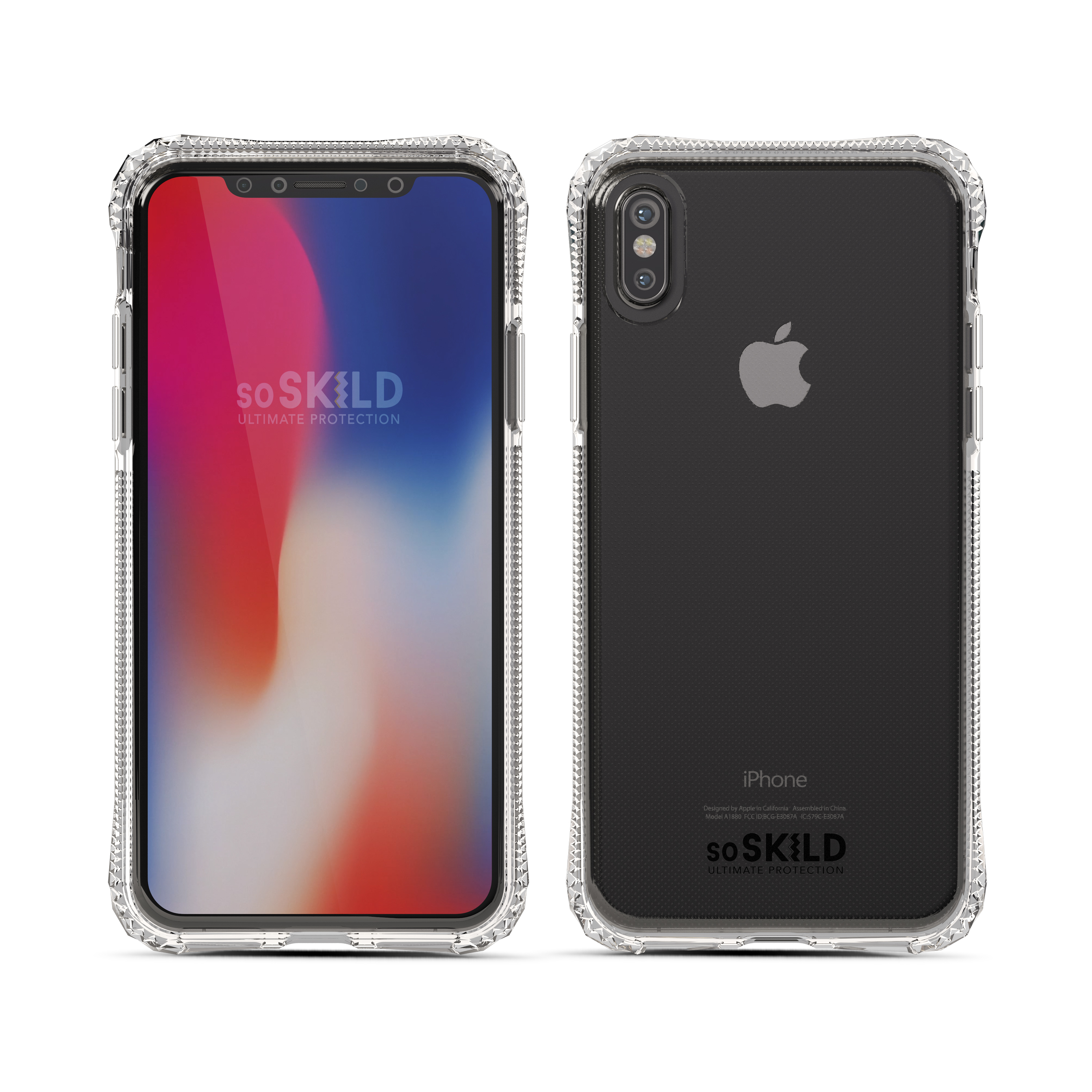 Cover SOSKILD SOSGEC0003 Iphone Xs Absorb Impact Case Transp