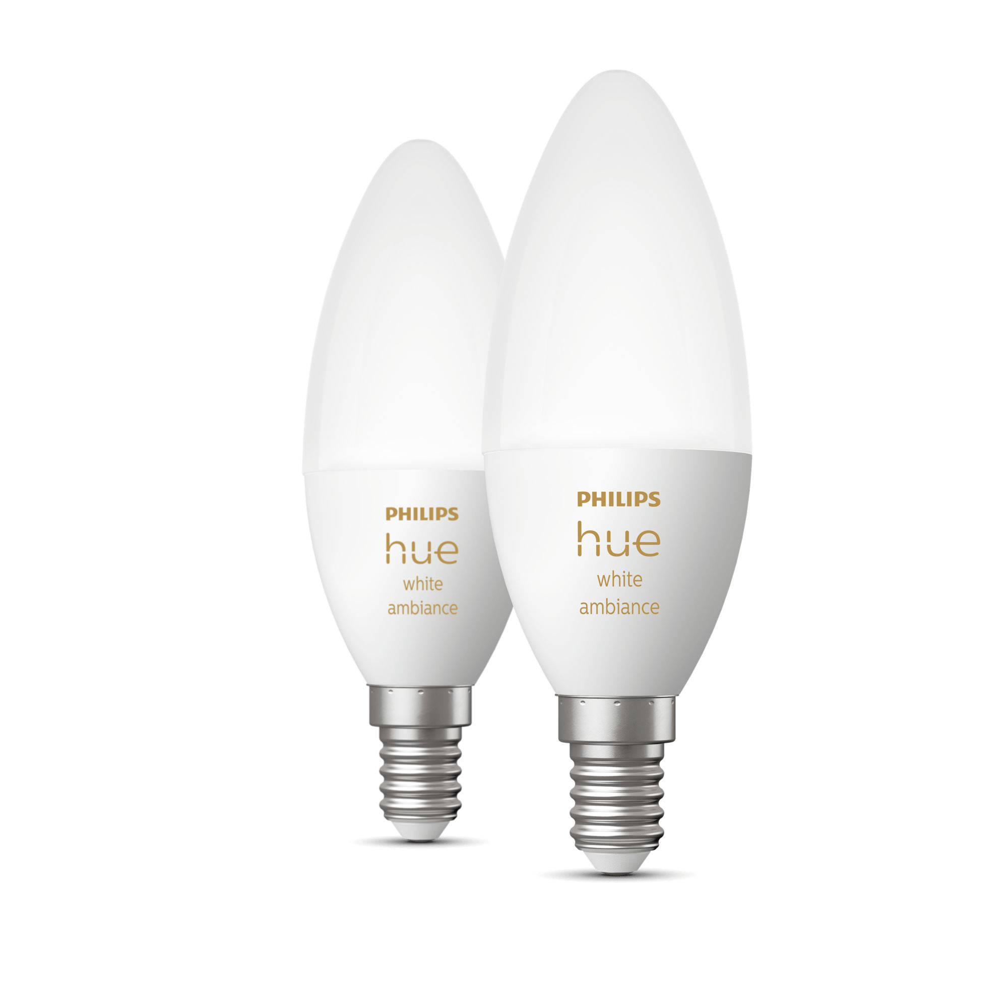 Philips Hue White ambiance Losse kaarslamp E14 duopak