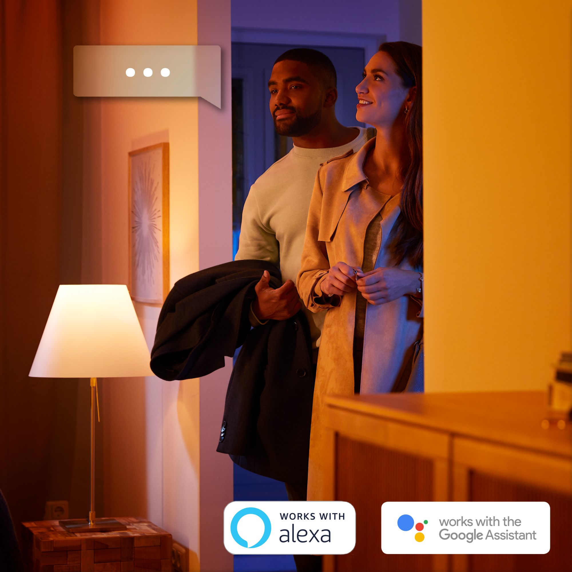 Lamp PHILIPS HUE White Color Ambiance E14