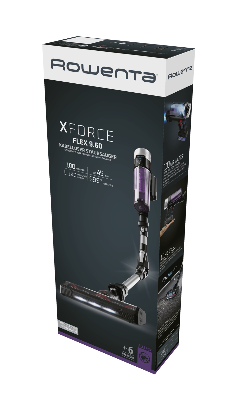 Steelstofzuiger ROWENTA RH2037WO X-Force Flex 9