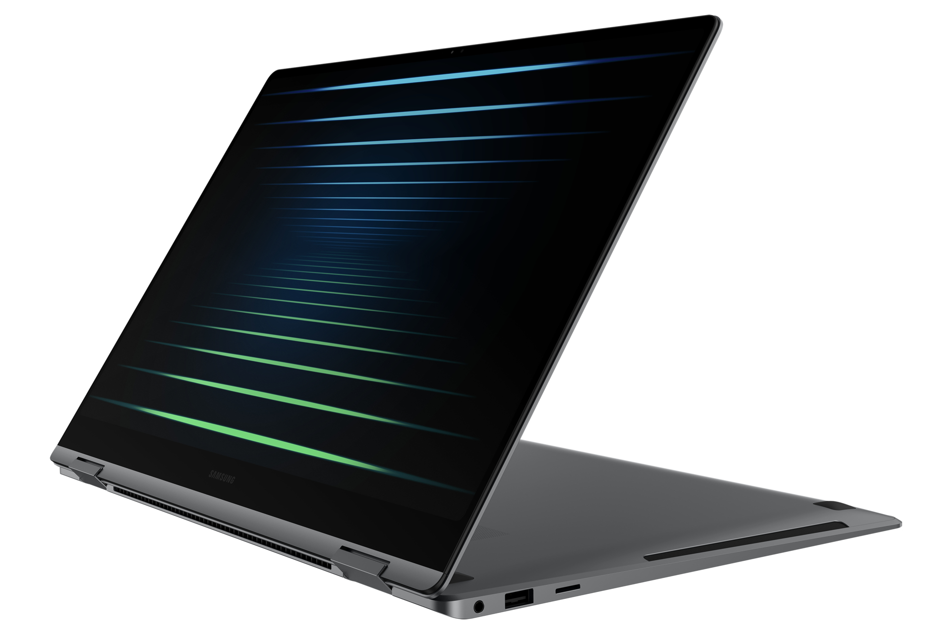 Samsung Galaxy Book5 Pro 360 Intel Core Ultra 7 256V Ordinateur portable 40,6 cm (16") Écran tactile WQXGA+ 16 Go LPDDR5x-SDRAM 512 Go SSD Wi-Fi 7 (802.11be) Windows 11 Home Gris