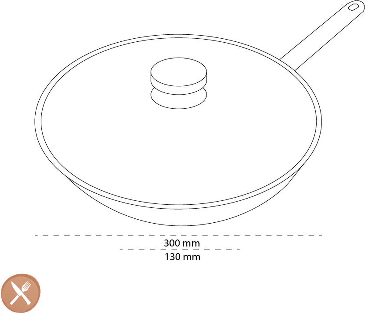 Demeyere Apollo 7 wok 30cm