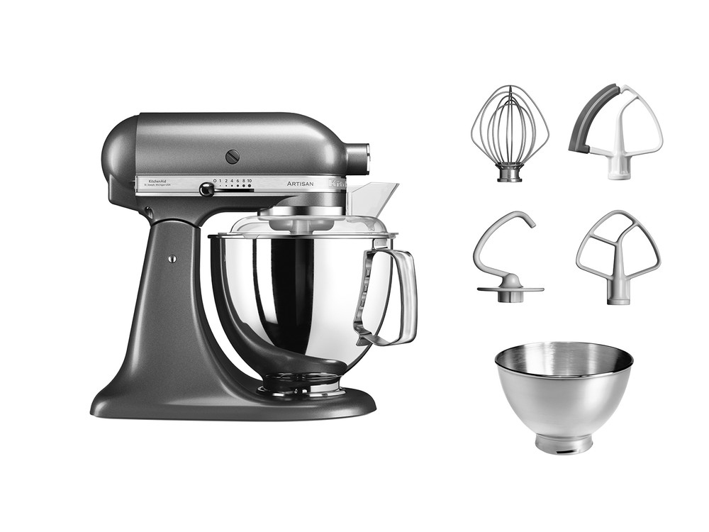 Kitchenaid robot de cuisine gris etain