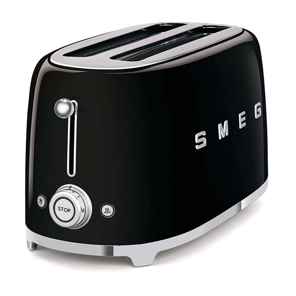 Smeg grille-pain noir TSF02BLEU