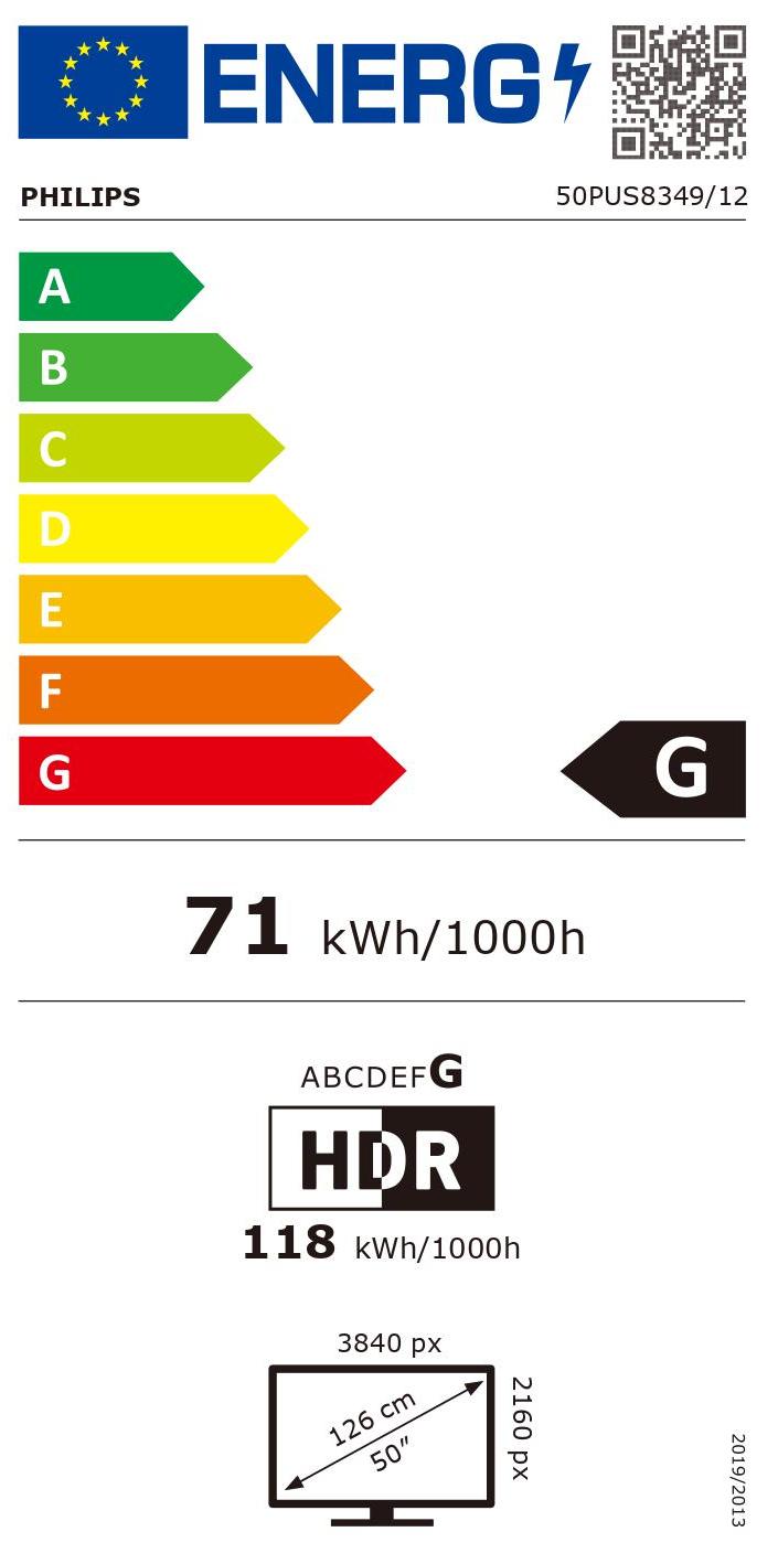 TV LED UHD PHILIPS 50PUS8349/12 Ambilight