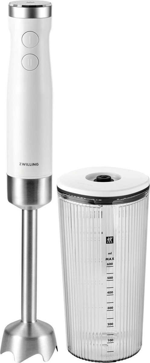 ZWILLING 53104-900-0 blender Blender voor op aanrecht 800 W Zilver, Wit