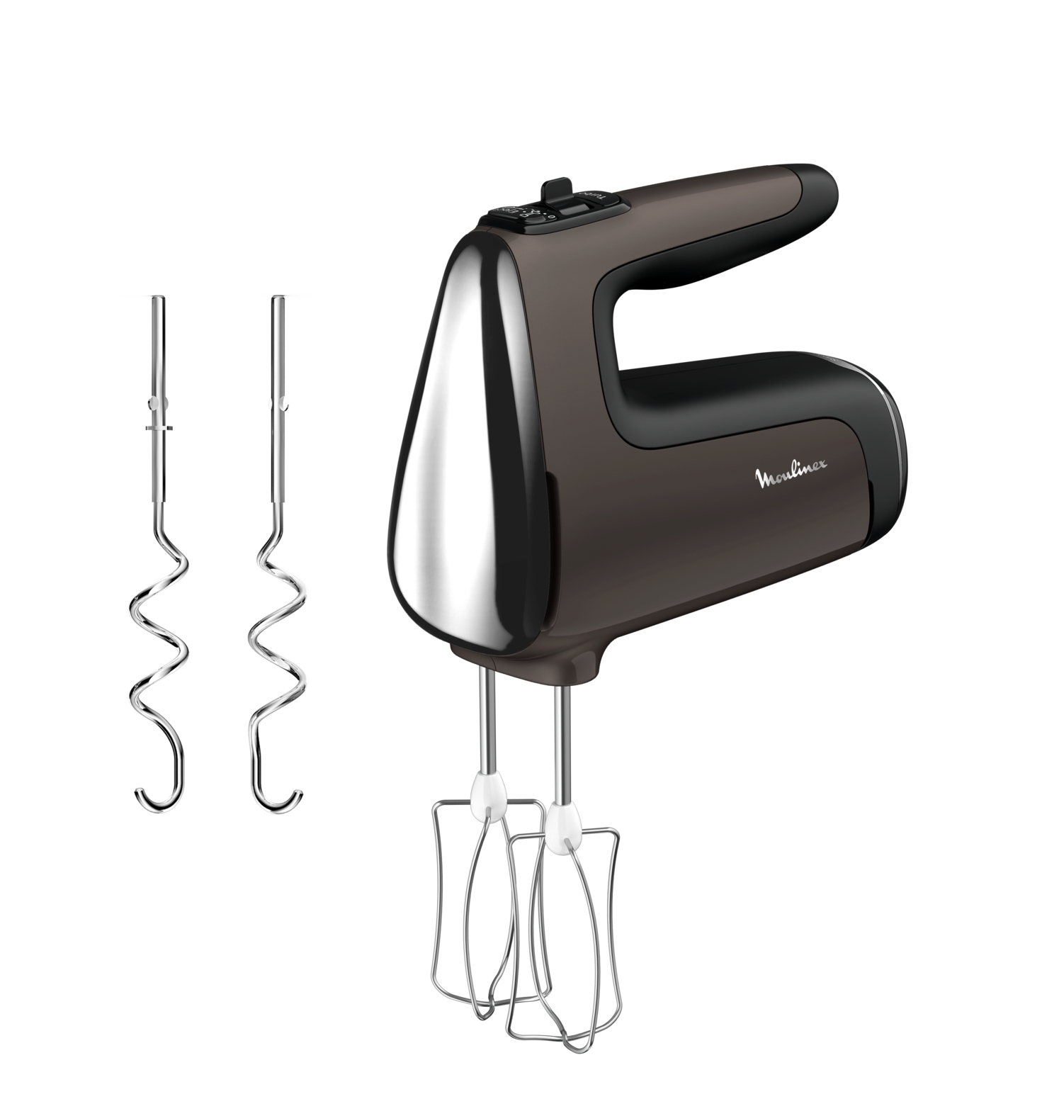 Moulinex Powermix Silence HM653910 Handmixer 600 W Bruin