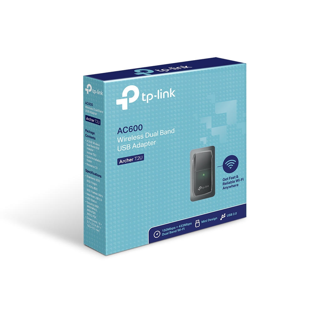 TP-LINK Archer T2U IEEE 802.11ac -Wi-Fi Adapter for Desktop