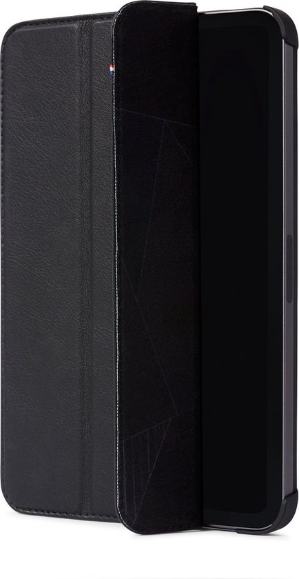 Tas DECODED Leather Slim Cover iPad mini 6th gen 2021 zwart