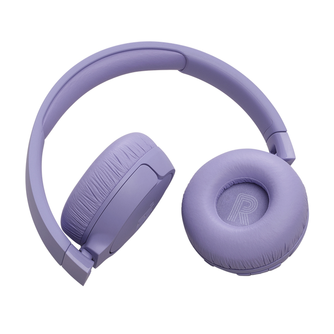 JBL Tune 670 NC Headset Bedraad en draadloos Hoofdband Oproepen/muziek USB Type-C Bluetooth Paars