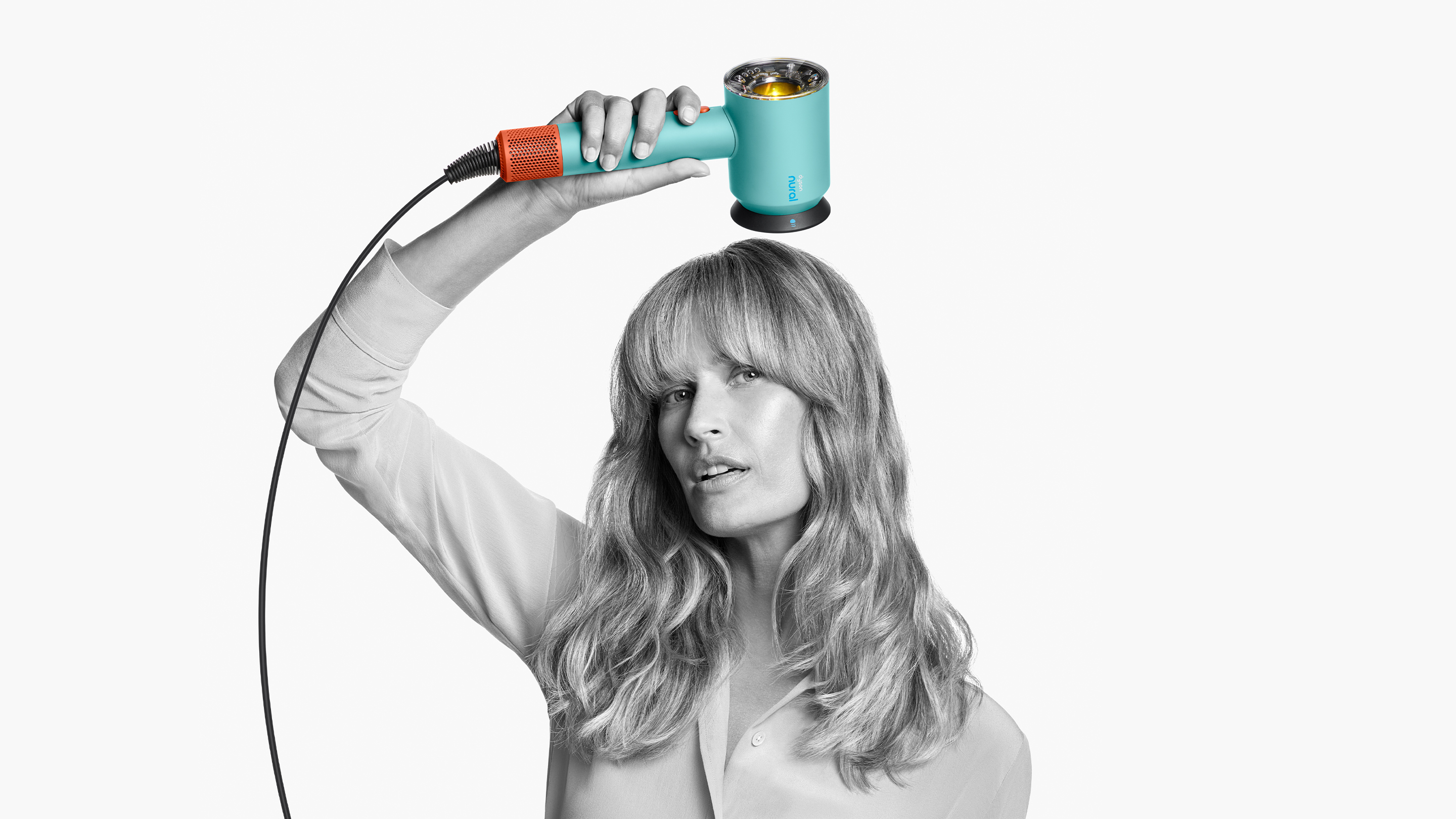 Haardroger DYSON 515276-01 Supersonic HD07 Nural blauw / oranje