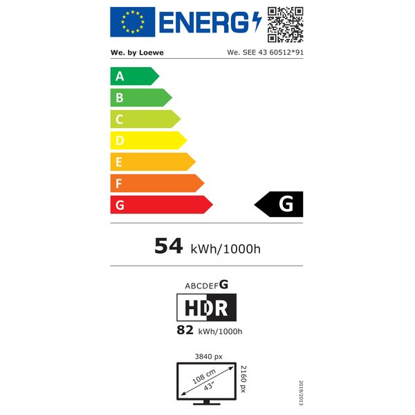 TV LED We by Loewe SEE 43 Storm Grey SL8