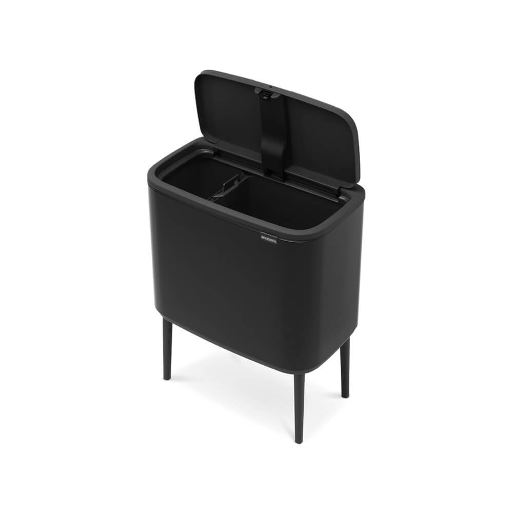 Afvalemmer BRABANTIA 316203 Bo Touch Bin 11+23L Matt Black