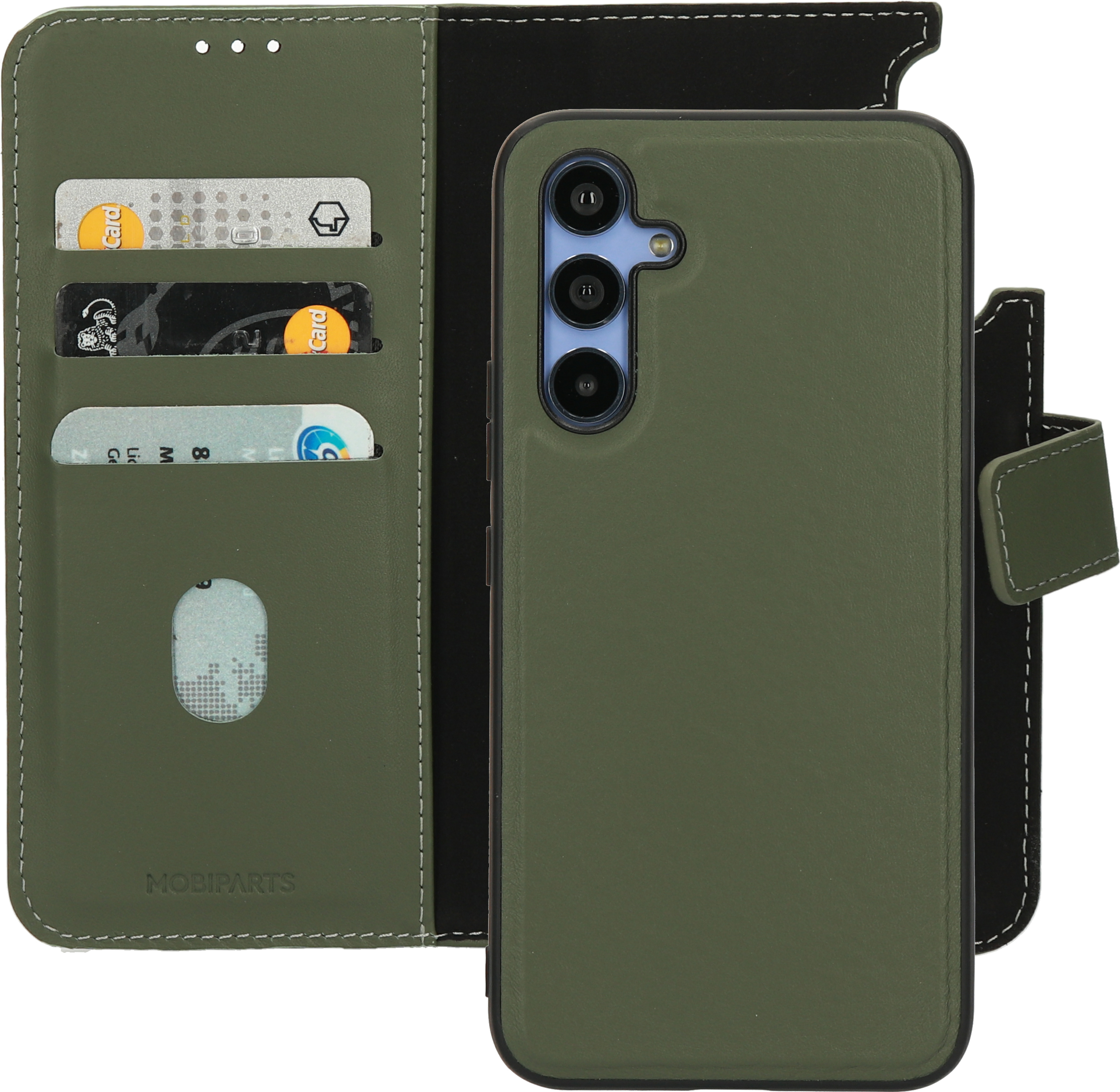Mobiparts Leather 2 in 1 Wallet Case Samsung Galaxy A54 (2023) Green