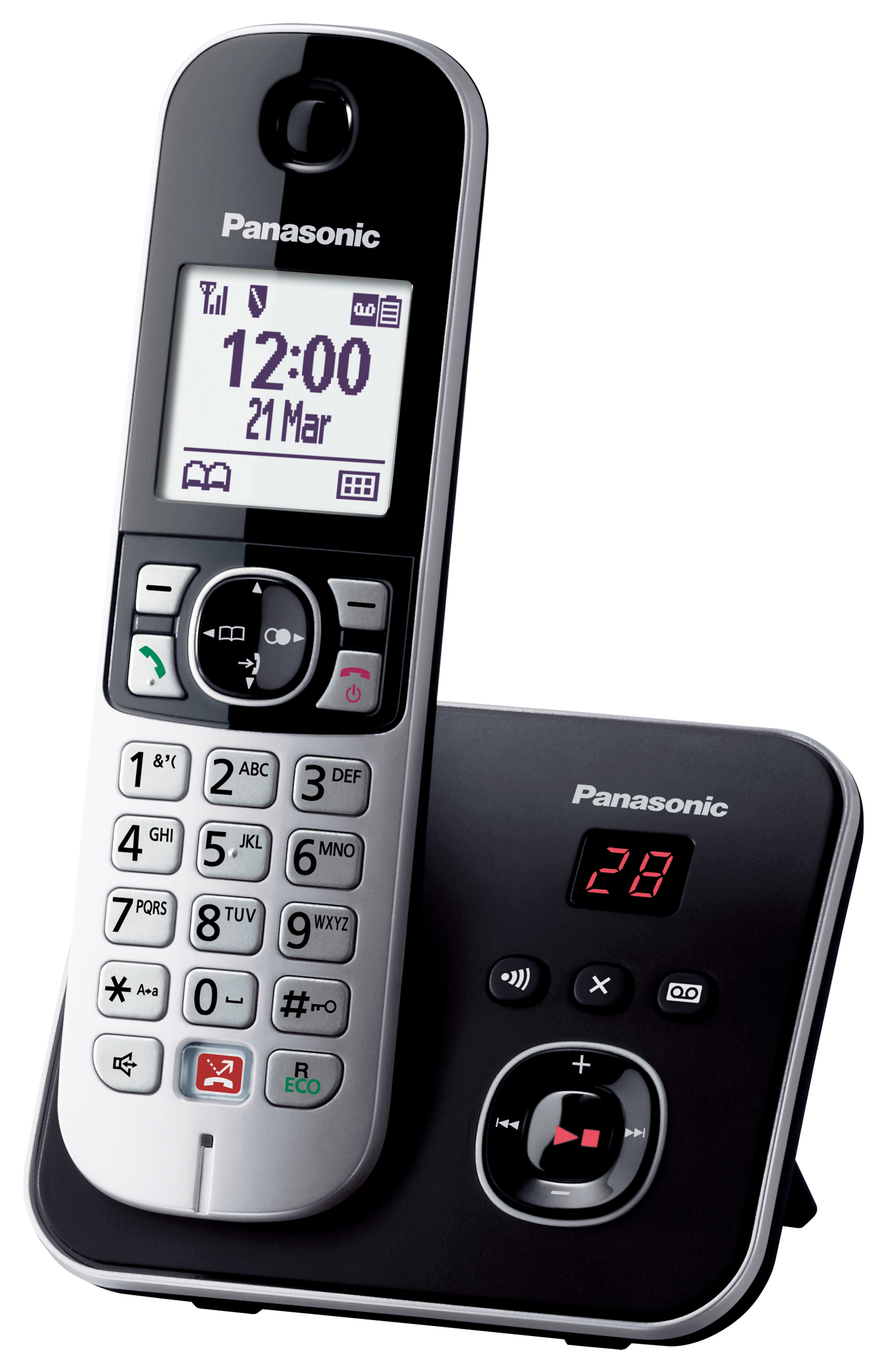 Panasonic DECT Trio KX-TG6863NLB