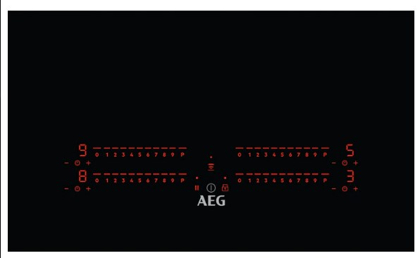 AEG IPE84531FB Zwart Ingebouwd 78 cm Inductiekookplaat zones 4 zone(s)
