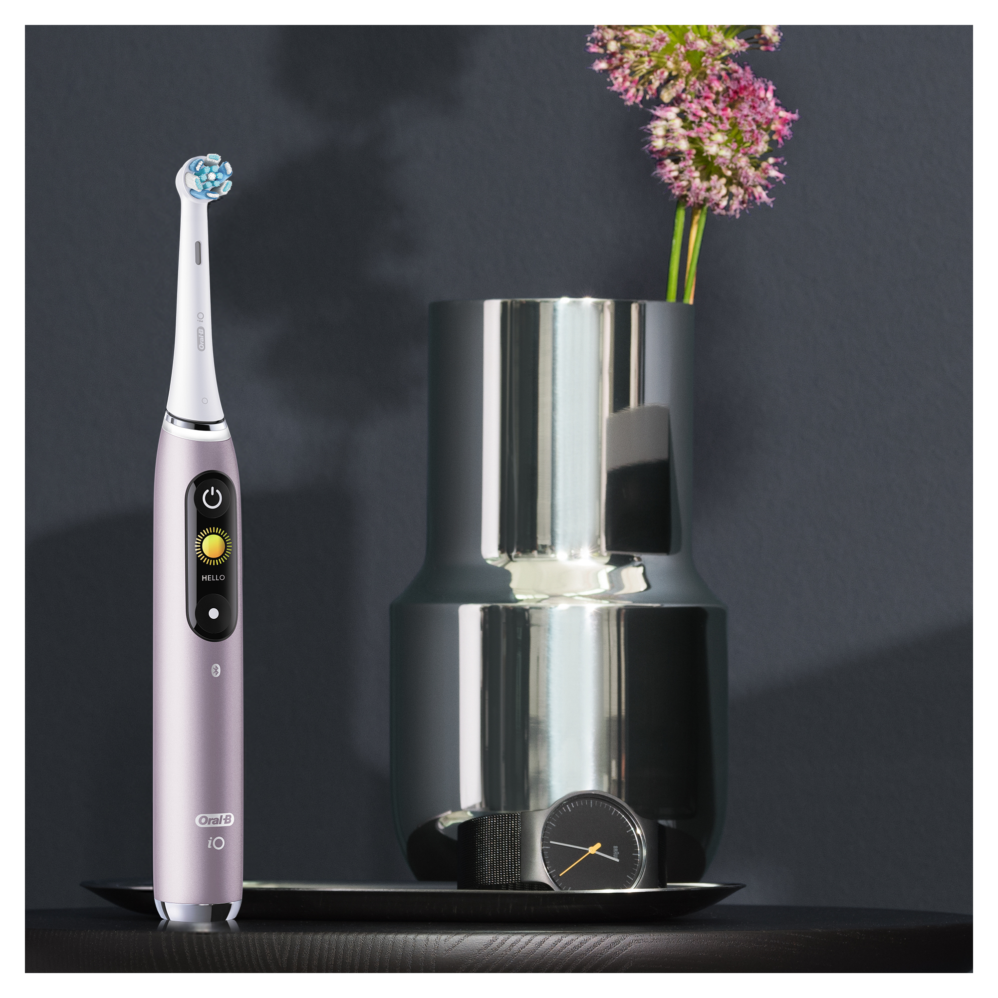 Oral-B iO Series 9n Volwassene Roterende-oscillerende tandenborstel Roze