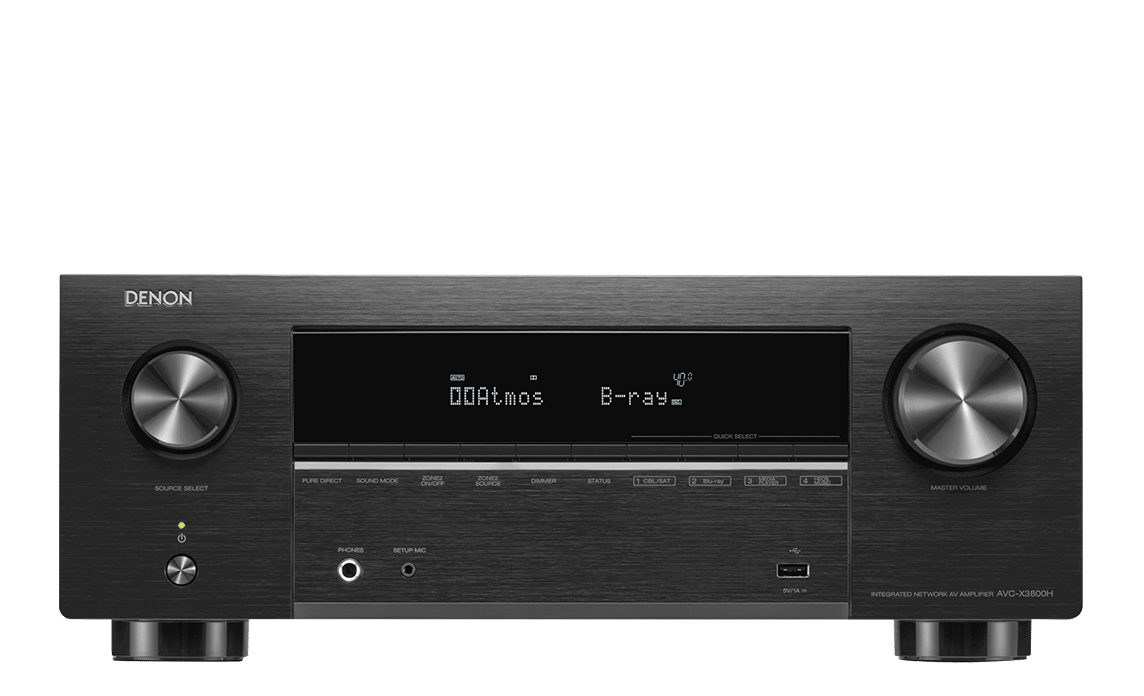 AV Receiver DENON AVC-X3800H zwart