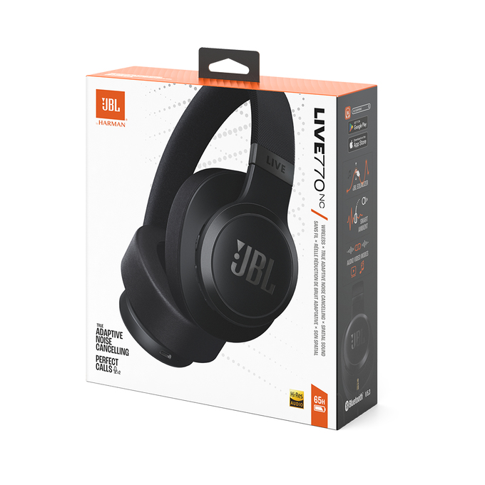 Hoofdtelefoon JBL Live 770 NC zwart