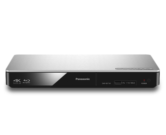 Blu-Ray Speler 3D Panasonic DMP-BDT181EF Upscaling 4k Silver